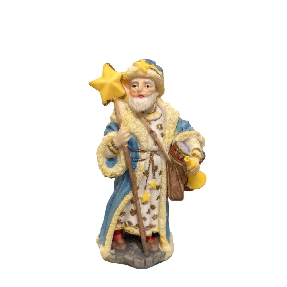 International Santa Claus Collection Star Man Poland 1992 figurine resin
